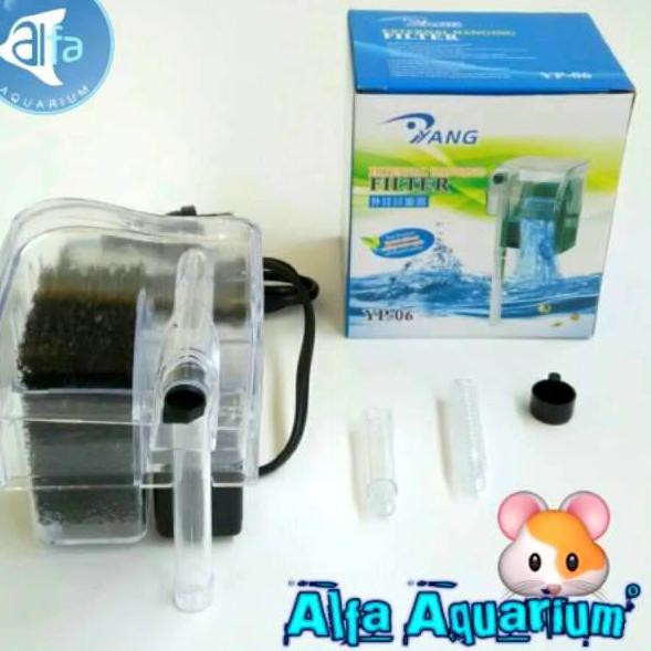 Jual Filter YP 06 YANG / Filter Gantung Aquarium / Design Mini / Desain