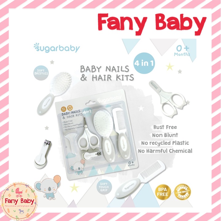 SUGAR BABY 4 IN 1 BABY NAIL &amp; HAIR KITS