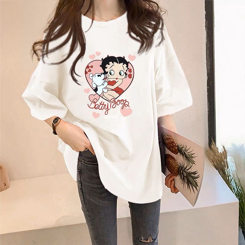 THISTLE - Oversize Tee Tshirt Wanita Model Longgar Motif Betty