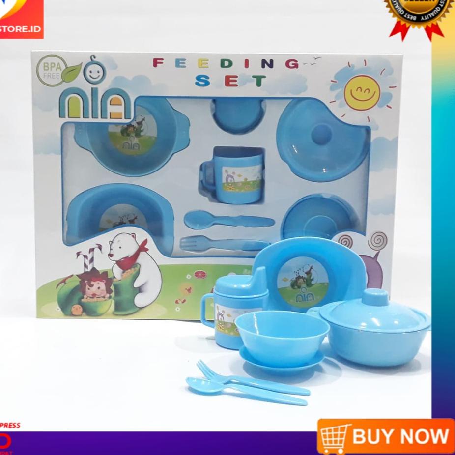 Kekinian - FEEDING SET BABY SAFE PAKET PERLENGKAPAN TEMPAT MAKAN BAYI BARU LAHIR BORN UKURAN BESAR S