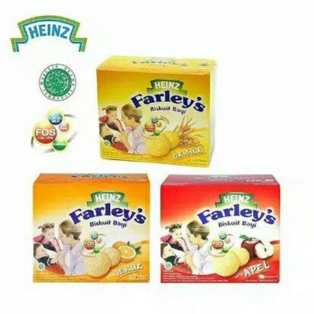 Heinz Farley's Biskuit 6-24 Bulan Bayi 120gr / Heinz Farley Biskuit