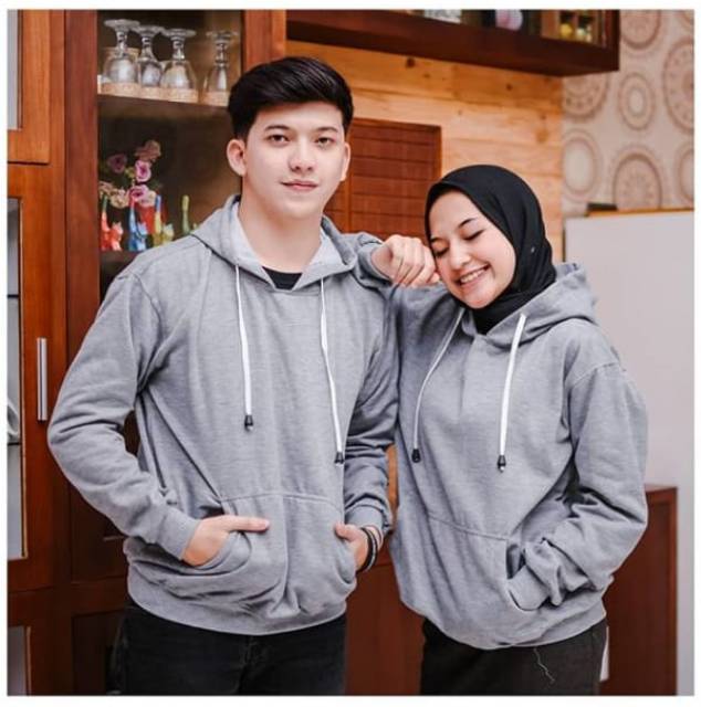 NATURAL SWEATER HOODIE POLOS WANITA - PRIA / UNISEX SWEATER