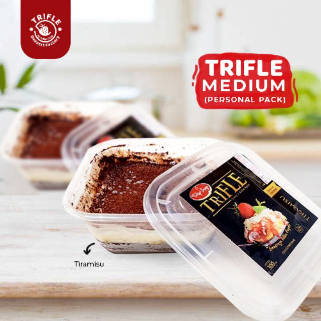 

Trifle cheese tiramisu (medium/personal pack)