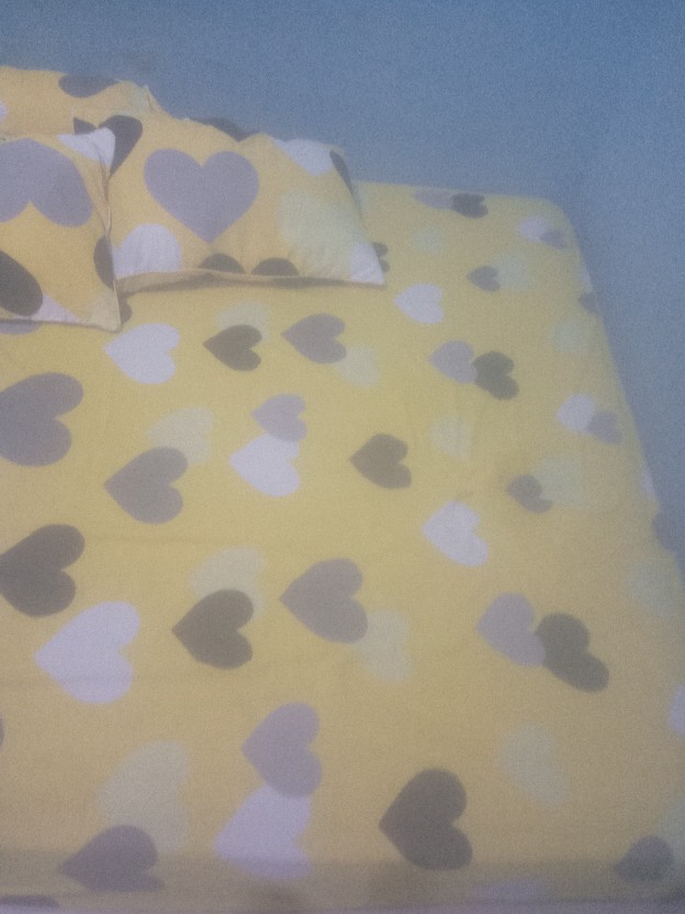 Sprei Star Motif Loving You Kuning Katun Lokal Ukuran 180x200 160x200 120x200 100x200 Dll