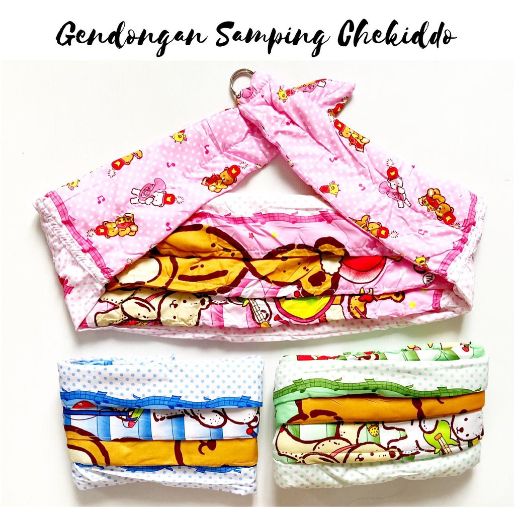 Gendongan Samping Chekido | Gendongan Bayi Model Samping Chekiddo Terlaris Murah