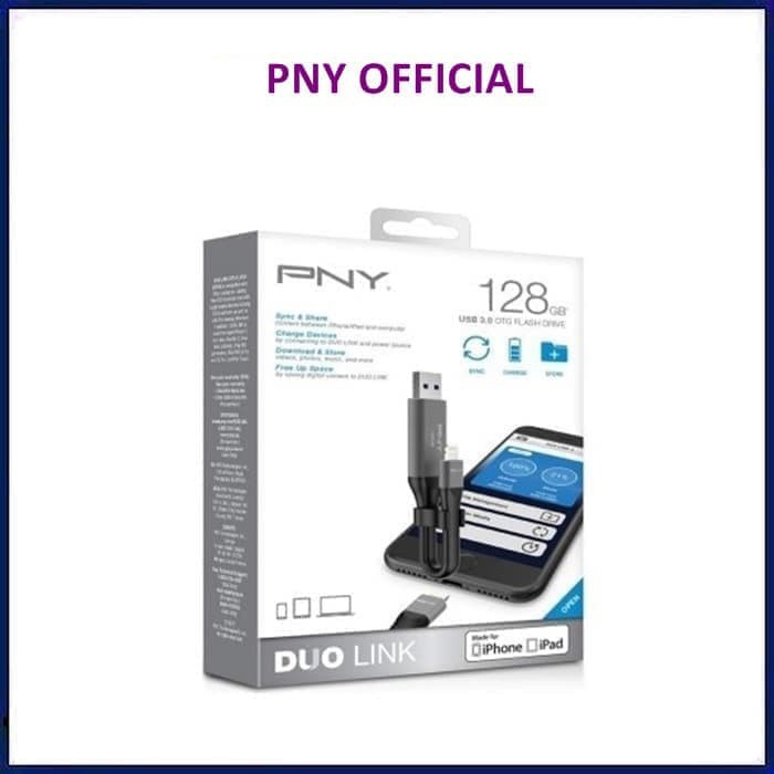 Ori 308 Pny Duo Link 128gb Usb 3 0 Otg Flash Drive For Iphone And