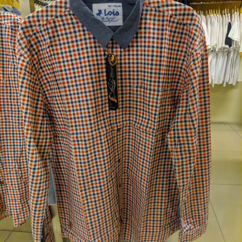 Kemeja Pria denim Lois Original ☑️