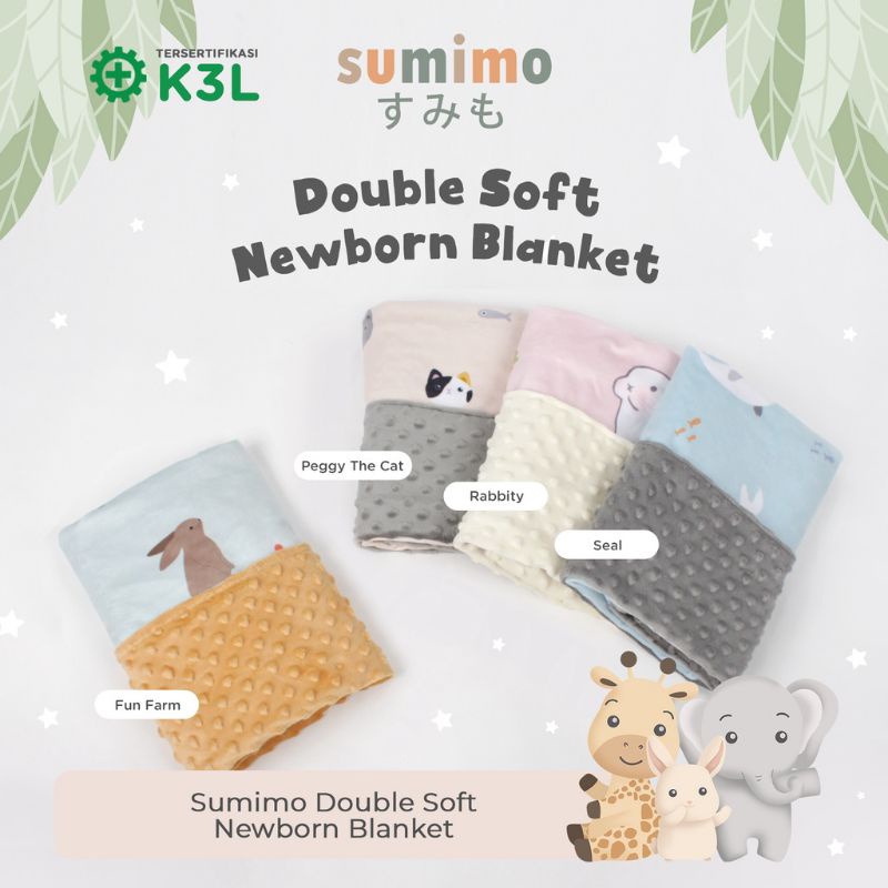 SUMIMO DOUBLE SOFT NEWBORN BLANKET