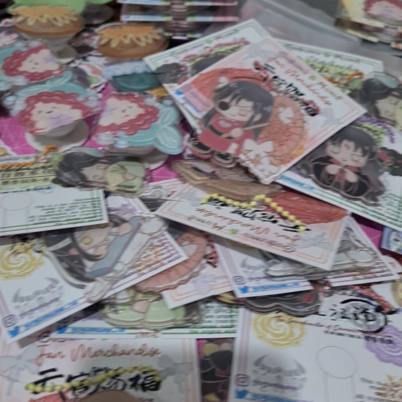 [SALE/BACA DESKRIPSI] GOGUMAME ☆ Keychain Ganci Rantai Lada Anime Fandom MDZS TGCF SVSSS Fan Merchan