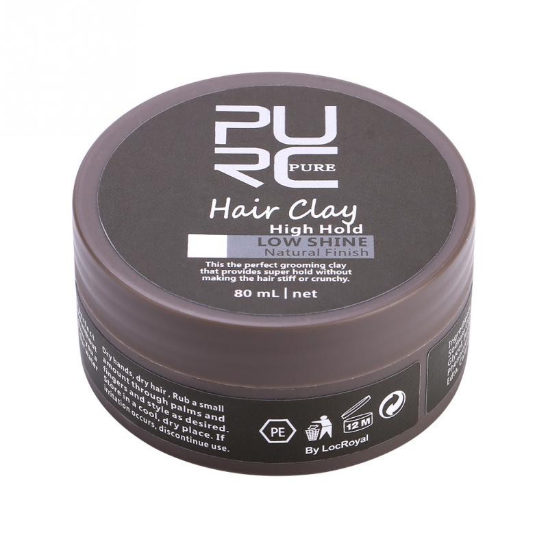 Men Hair Cement Clay Hair Styling Wax High Hold Natural Low Shine