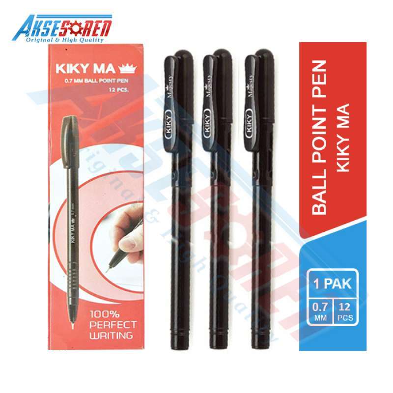 

Pulpen Kiky MA [0.7mm/12 Pcs] / Bolpoint / Polpen 1 Pack / Balpen / Bolpen 1 Pak / Pena 1 Lusin Kiki