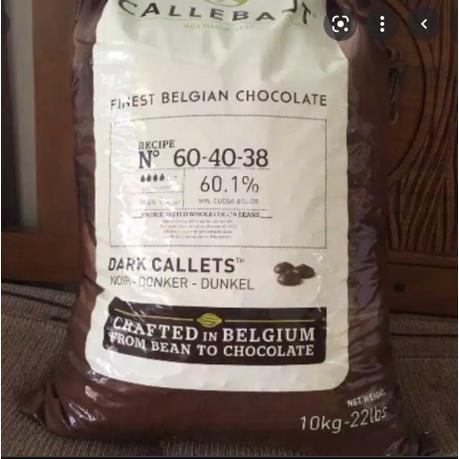 

Ready Callebaut dark 60% 500gr REPACK Baking chocolate couverture coklat masak coklat hias enak import Kualitas Terjamin