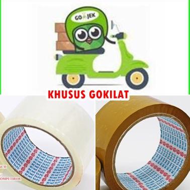 

Kb - Khusus Gokilat Lakban Sumi 2" 72 Yard Pilih Coklat / Bening Fauzinarman