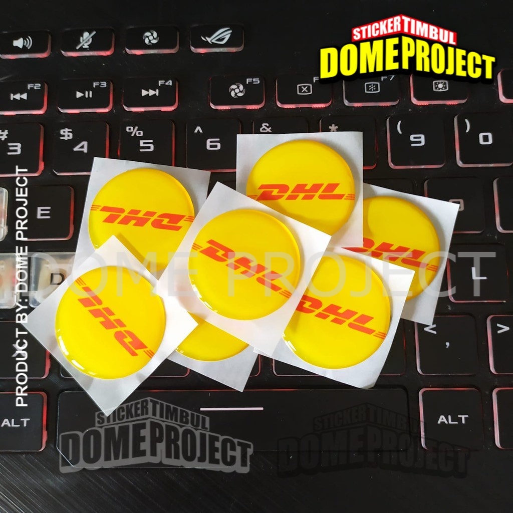 STIKER MOTOR EMBLEM 3D LOGO DHL KALIPER REM AKSESORIS YAMAHA HONDA SUZUZI KAWASAKI AESTHETIC KEREN