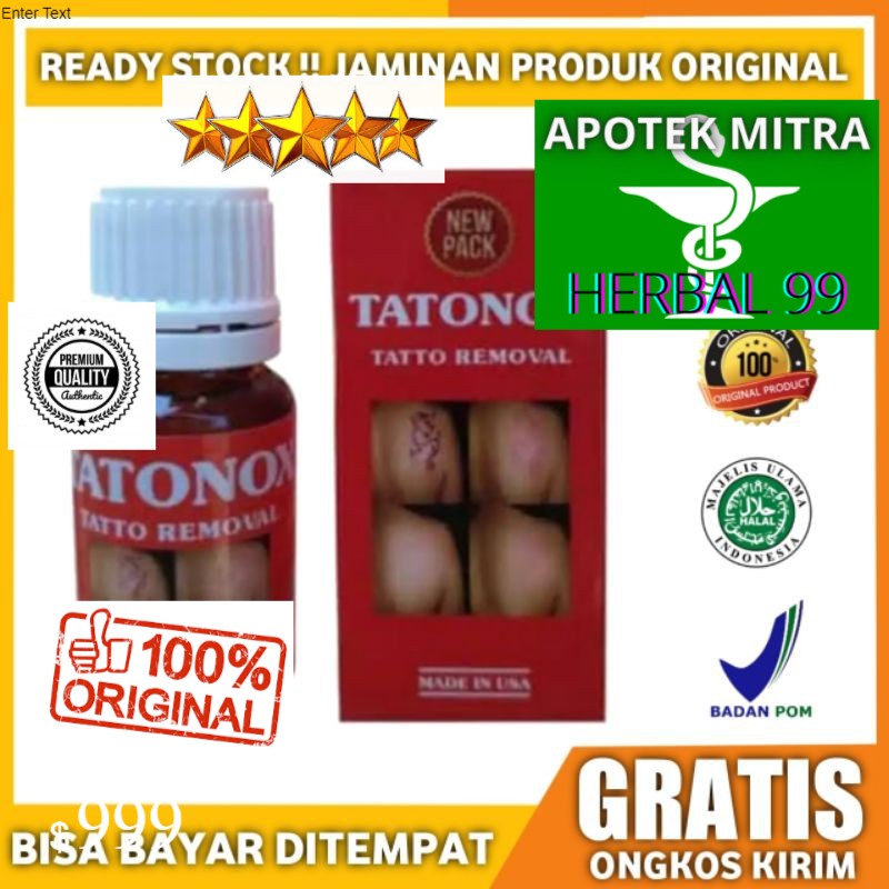 100% ASLI Tatonox Original - Obat Penghilang Tato / Penghapus Tato Permanen