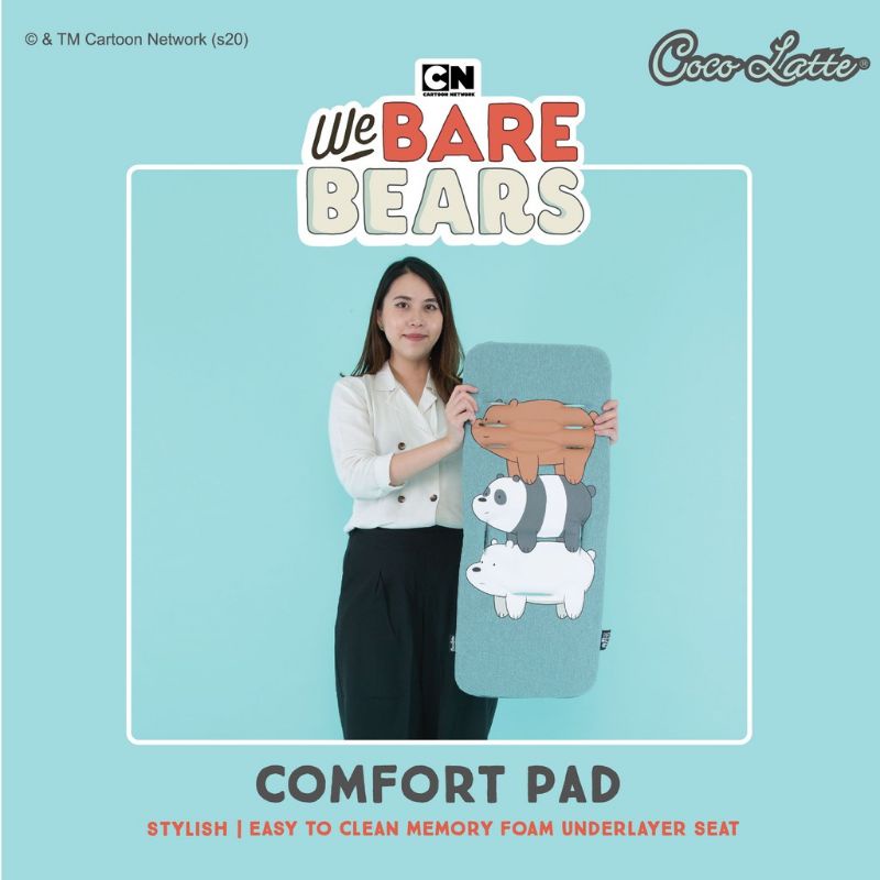 Alas Stroller Seat Liner Cocolatte Comfort Pad Emoji &amp; We Bare Bears Edition