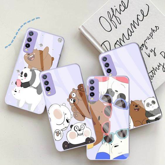 (SW) Softcase Kaca Ungu/Lilack Vivo Y20 Y12S Y20S Y15s Y21 Y21S Y33S Y30 Y30i Y50 Y12 Y15 Y17 softca