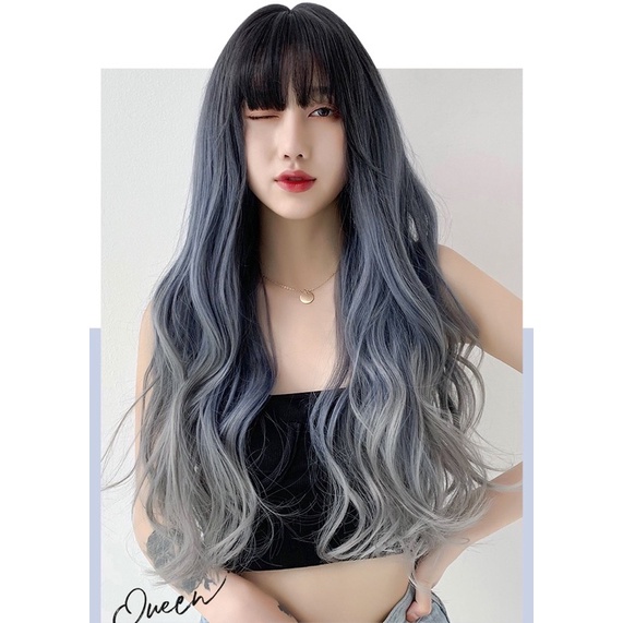 ZZ520-4 full wig korean layer wave gradation 70 cm