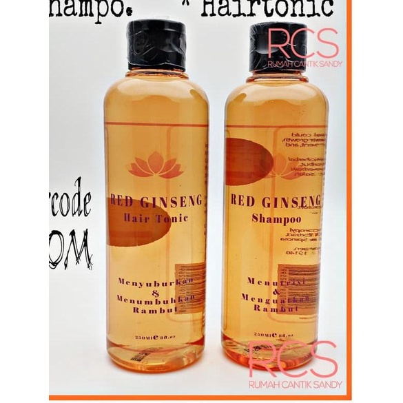 ➽ PAKET RED GINSENG SHAMPOO + HAIR TONIC ORIGINAL ◘