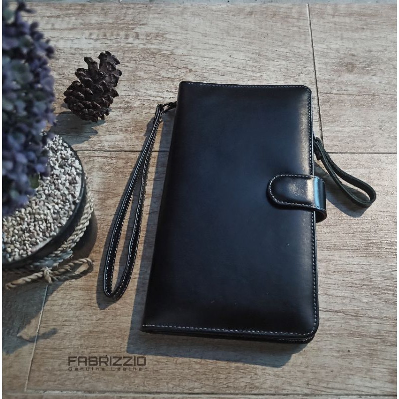 dompet hp organizer kulit asli