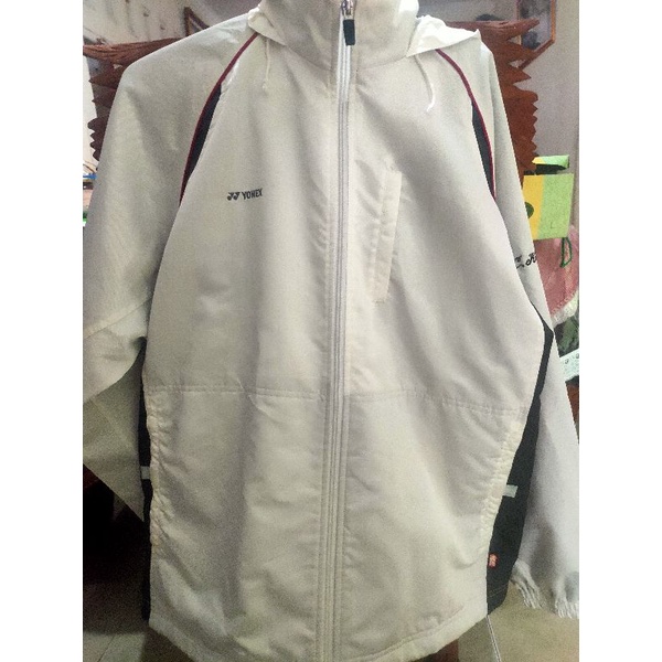 Jaket Yonex Putih Original