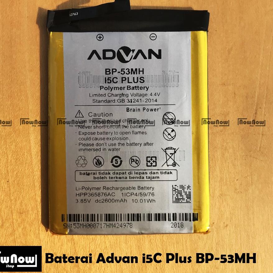 READY ✅Baterai Advan I5C Plus - G1 - G1 PRO BP-53MH Original Batre Battery BP53MH HP|SQ7