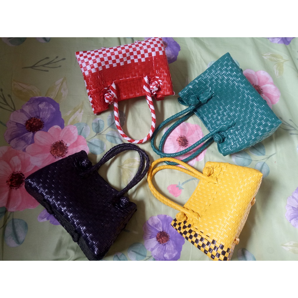 Anyaman Plastik Premium Size S Tas Jali Anyaman Plastik Tas Anyaman Plastik Kekinian Tas Kondangan W