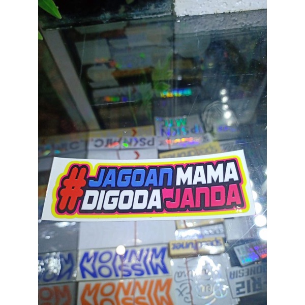 Sticker printing Jagoan Mama Digoda Janda