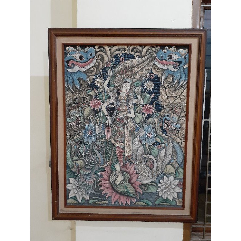 Lukisan Kanvas penari bali