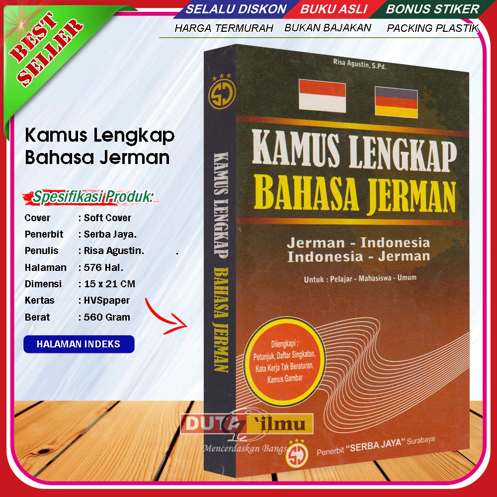 Kamus Lengkap Bahasa Jerman Index Shopee Indonesia