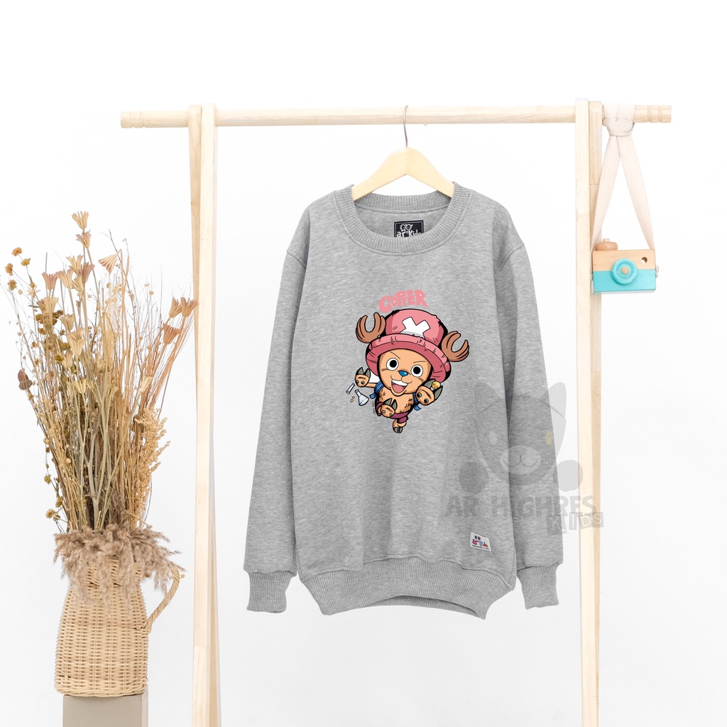 sweater Crewneck Anak Laki-laki / Perempuan termurah Motif Karakter Chopper OP by Arhighres Kids