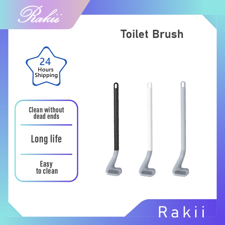 Long Handled Toilet Brush/Sikat Toilet Bergagang Panjang/Golf Head Sahped Toilet Toilet Brush