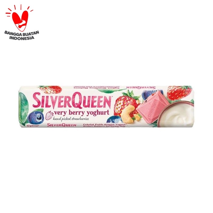 

COKELAT- SILVERQUEEN VERY BERRY YOGHURT 62 GRAM -COKELAT.
