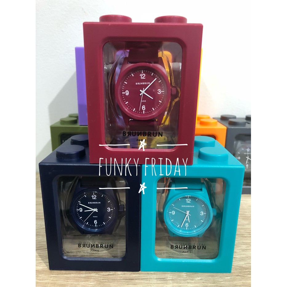 BRUN BRUN PARIS JAM TANGAN SILICON WATCH