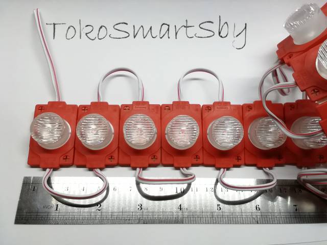 Lampu Samping Bak Truk Led Modul Strip 1 mata 12V