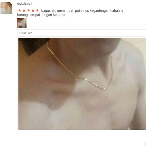 Kalung EMAS Titanium Anti Karat Selamanya GARANSI