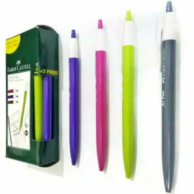 

Produk Unggulan Pulpen Faber Castell K7 Cetek (Beli 1 Lusin Free 2 Pcs) Promo