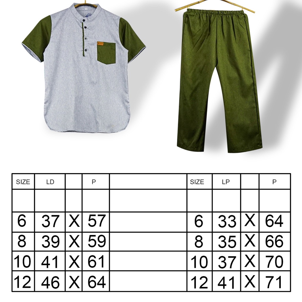 Setelan koko anak laki laki 5-12 thn katun madinah/baju koko anak laki laki turki/pakaian muslim anak