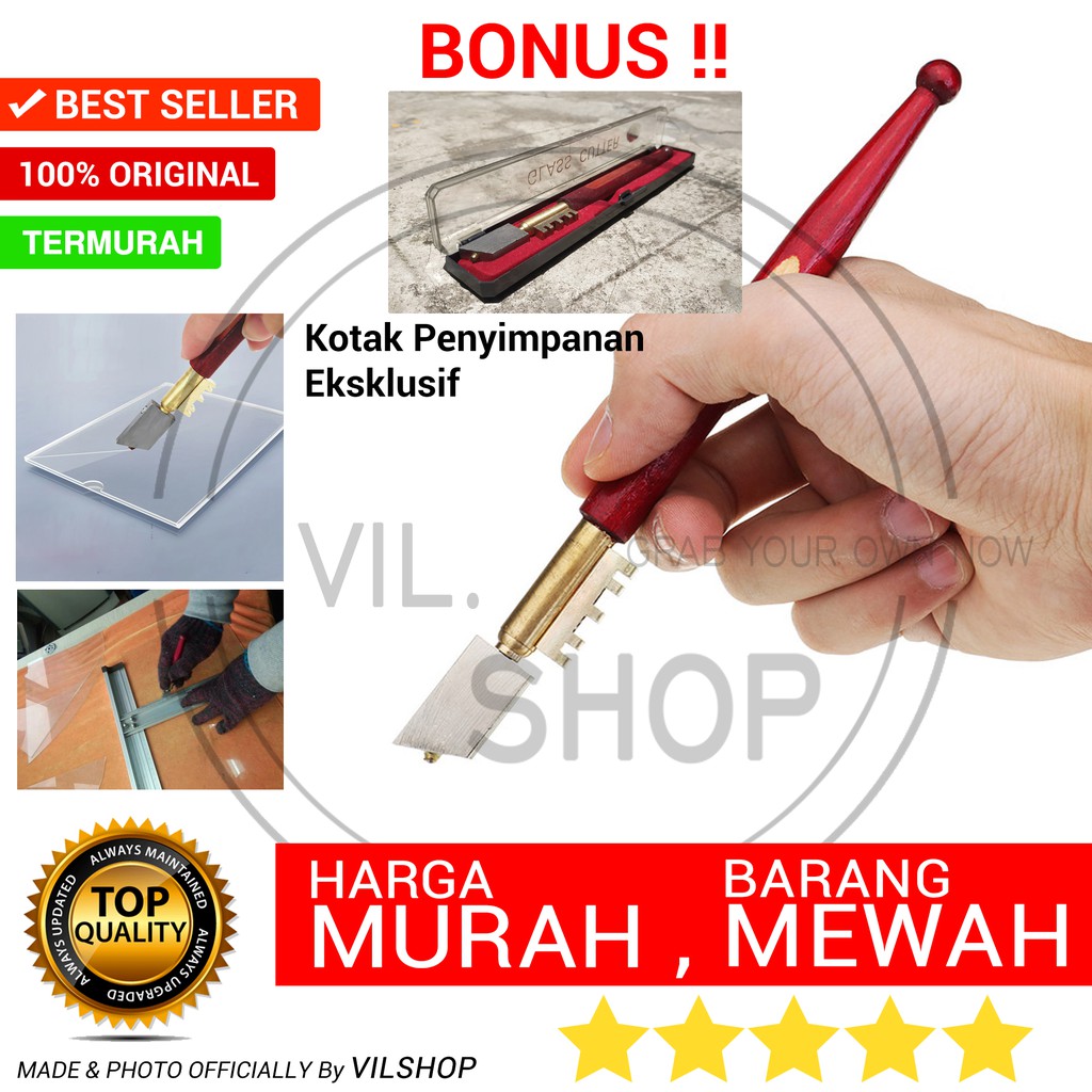 PISAU POTONG KACA / GLASS CUTTER / ALAT POTONG KACA ALAT PEMOTONG KACA MATA INTAN BERLIAN