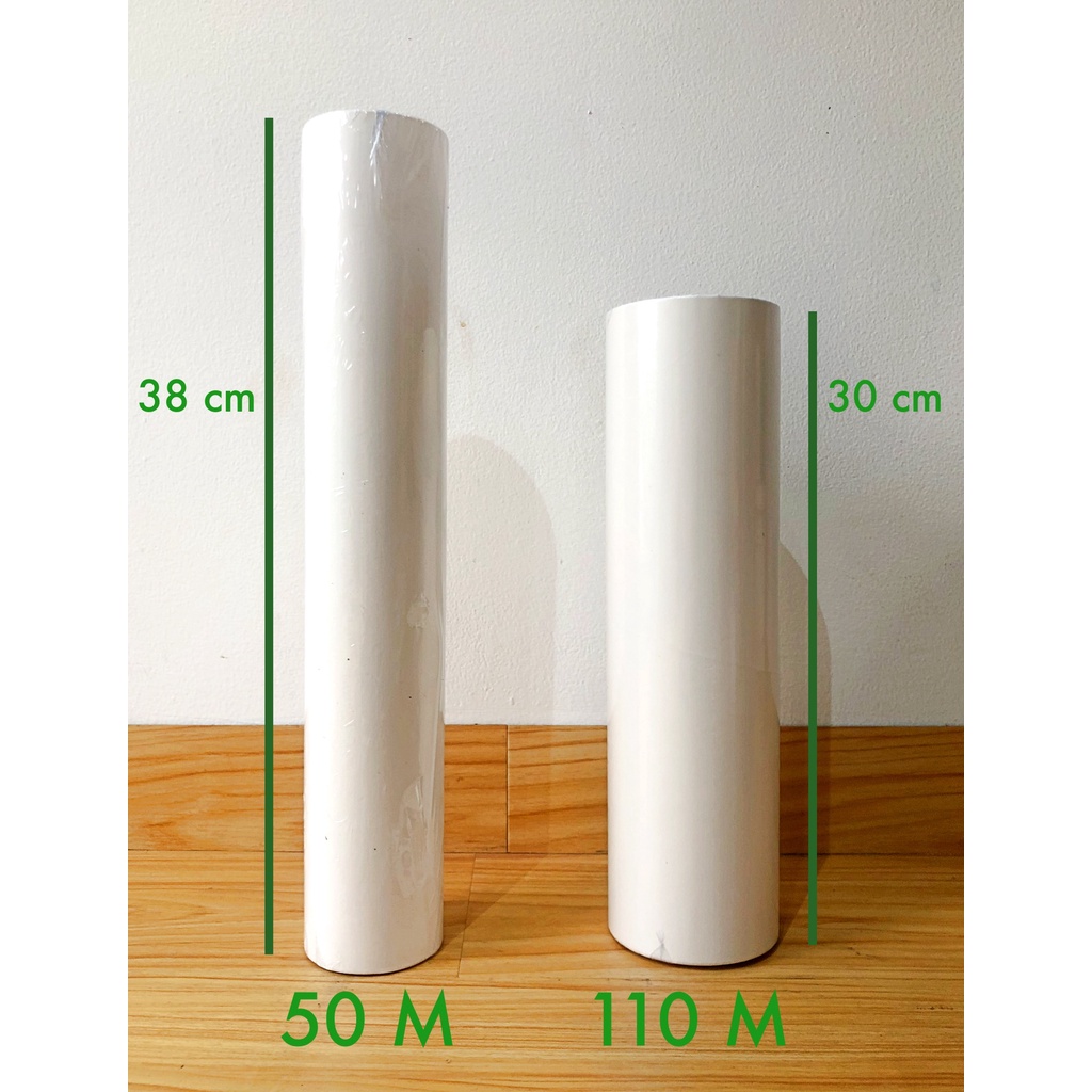 

[50 meter] 38 cm HOMME White Interleaf Paper Kertas Packing Pelindung