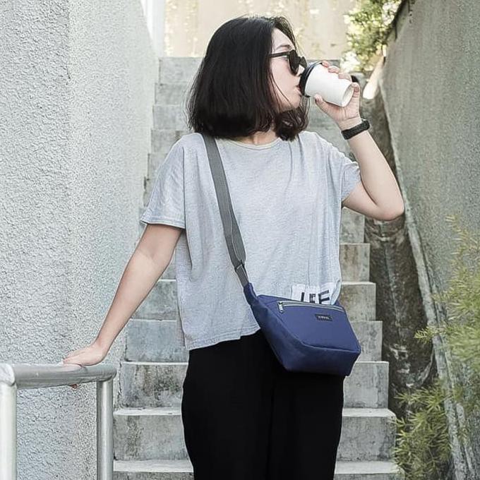 Sale Visval Walker Navy Blue Tas Slempang Visval Biru Dongker Original Terbaru