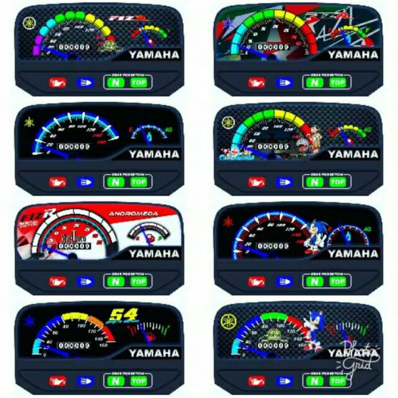 speedometer custom yamaha f1zr