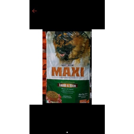 maxi lamb dog food 1kg