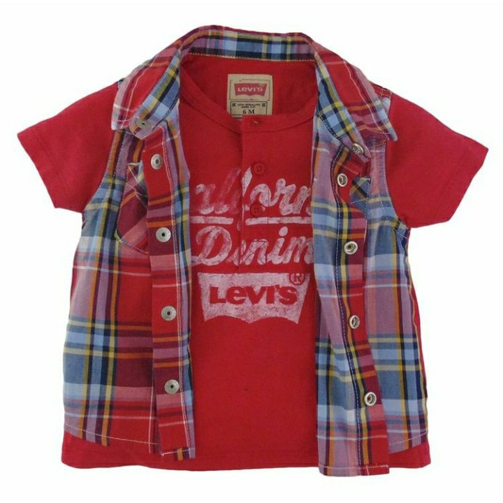 Kemeja Tshirt Kaos Anak Laki-laki Import