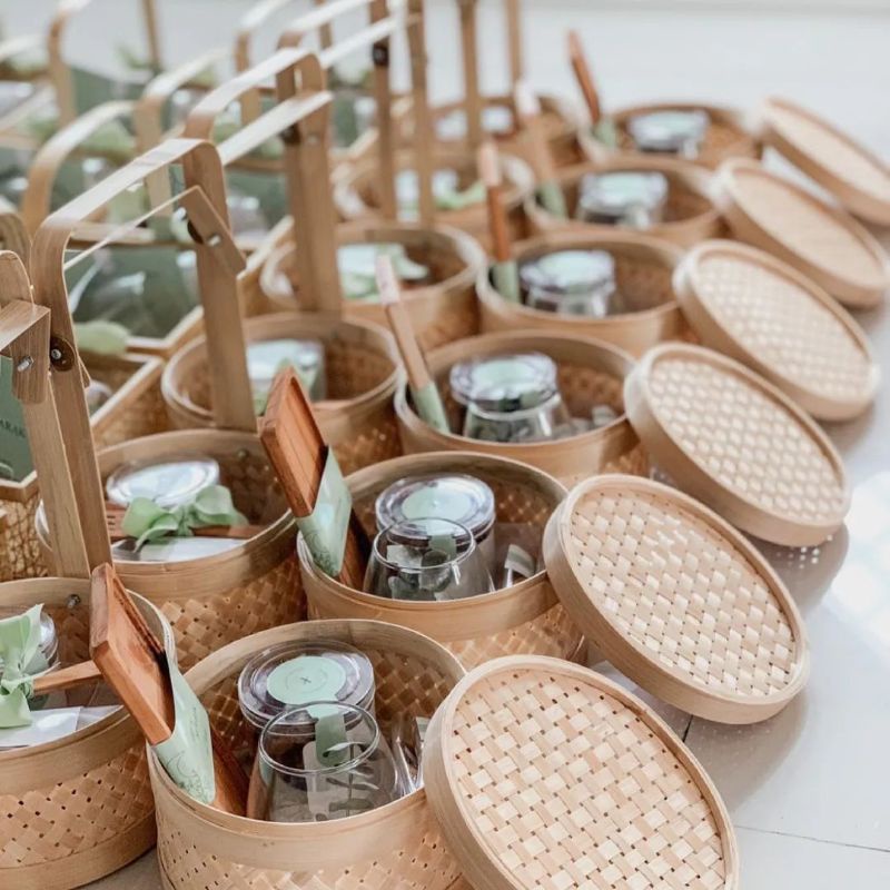 

Rantang Nasi Bambu D.20cm 2susun