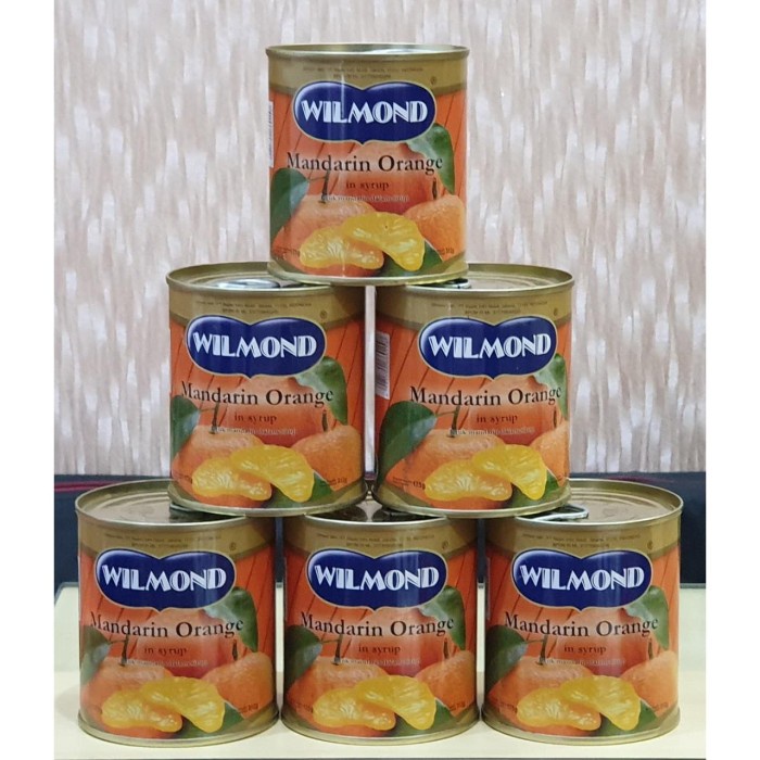 

Gg01Hh Buah Kaleng Wilmond Mandarin Orange / Canned Fruit Kemasan 312 Gram Ds01Gkk