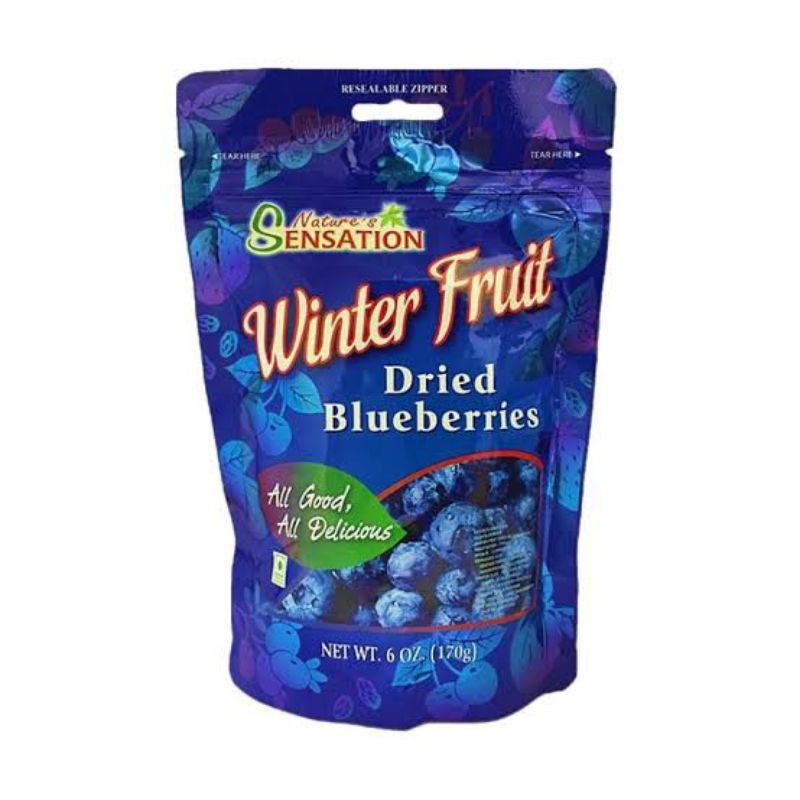 

NATURE'S SENSATION DRIED BLUEBERRIES 170GR
