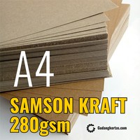 

Kertas Samson Kraft Tebal 275gsm - Ukuran A4