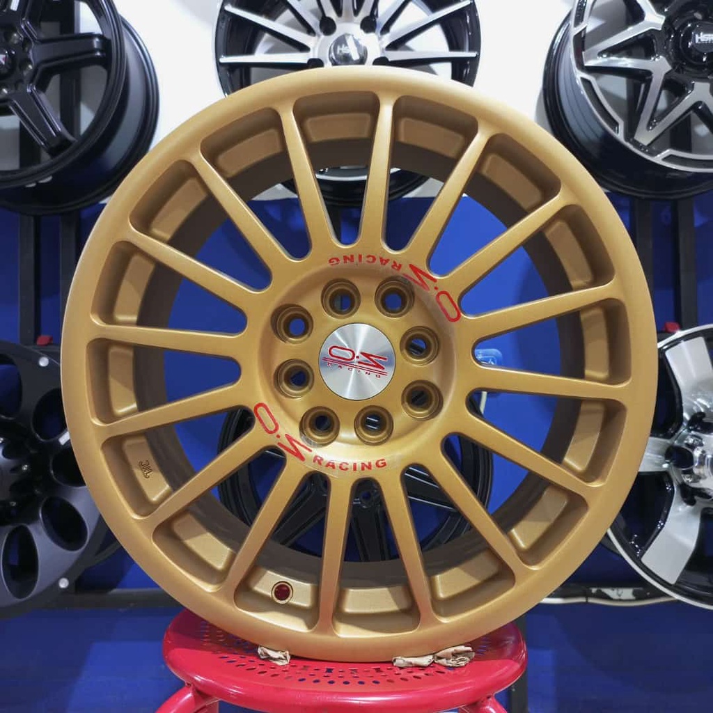 Velg Mobil Racing OZ Ring16 Pcd 4x100 & 4x114,3 Jazz Brio Sirion  Ayla Sigra Mobilio Xenia Dll