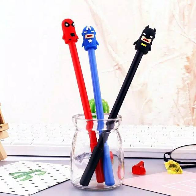 

Pen Gel Superhero / Pulpen Caracter
